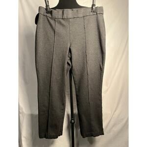 Christian Siriano Women’s Tailored Pants Gray Viscose Nylon Size XL